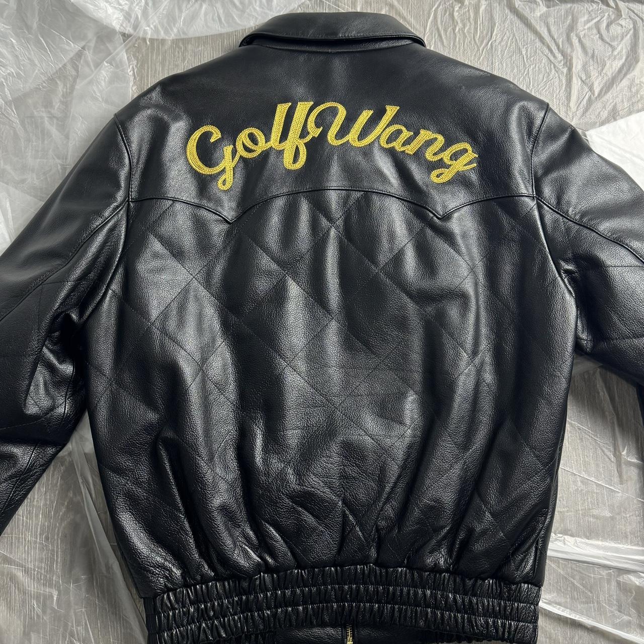 Golfwang Leather Jacket, Size: Medium, Great...