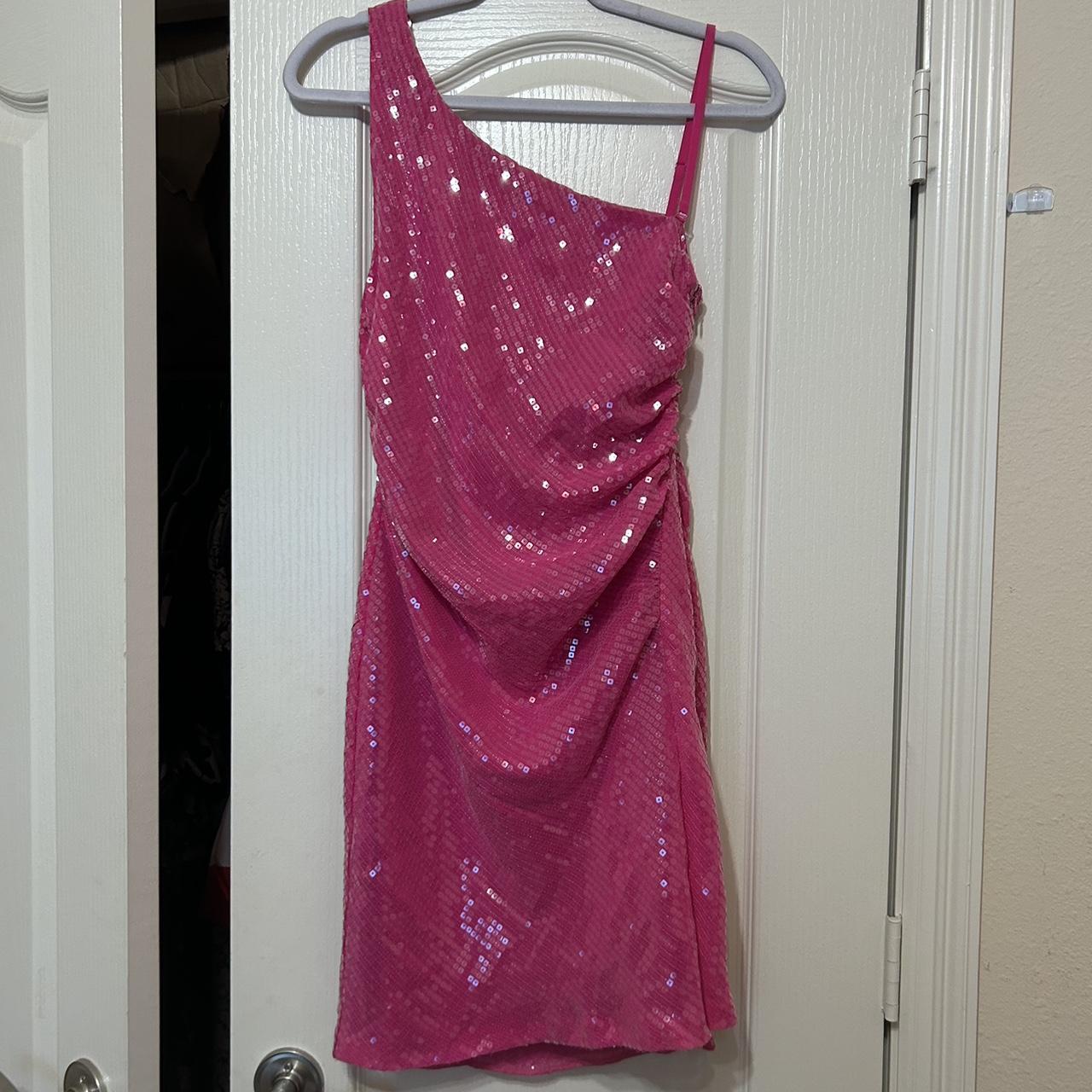 Women’s Steve sale Madden pink sequin dress