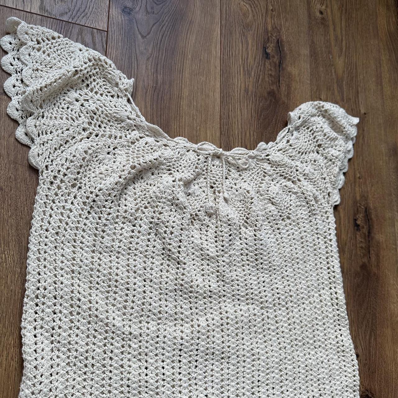 Knitted | Crochet Top #crochet #boho #fall #glam... - Depop