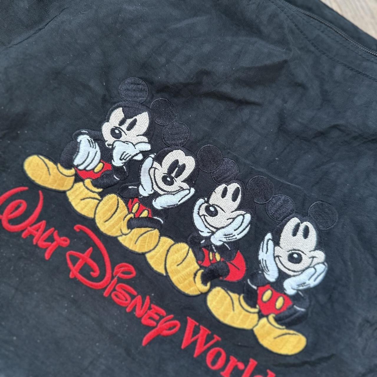 Vintage Embroidered Walt Disney World Mickey Large... - Depop