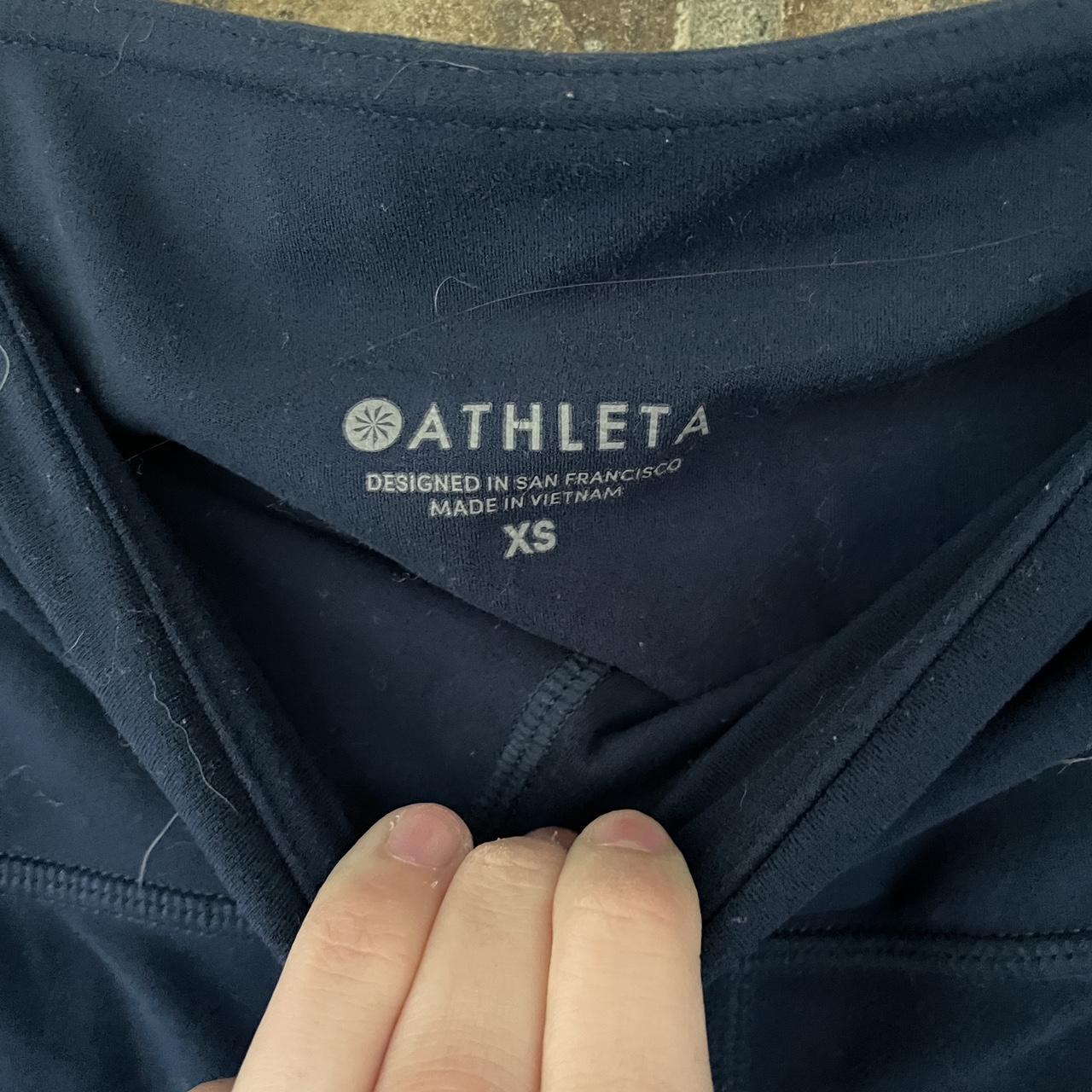 Athleta blue leggings size MT (medium tall) Minor - Depop