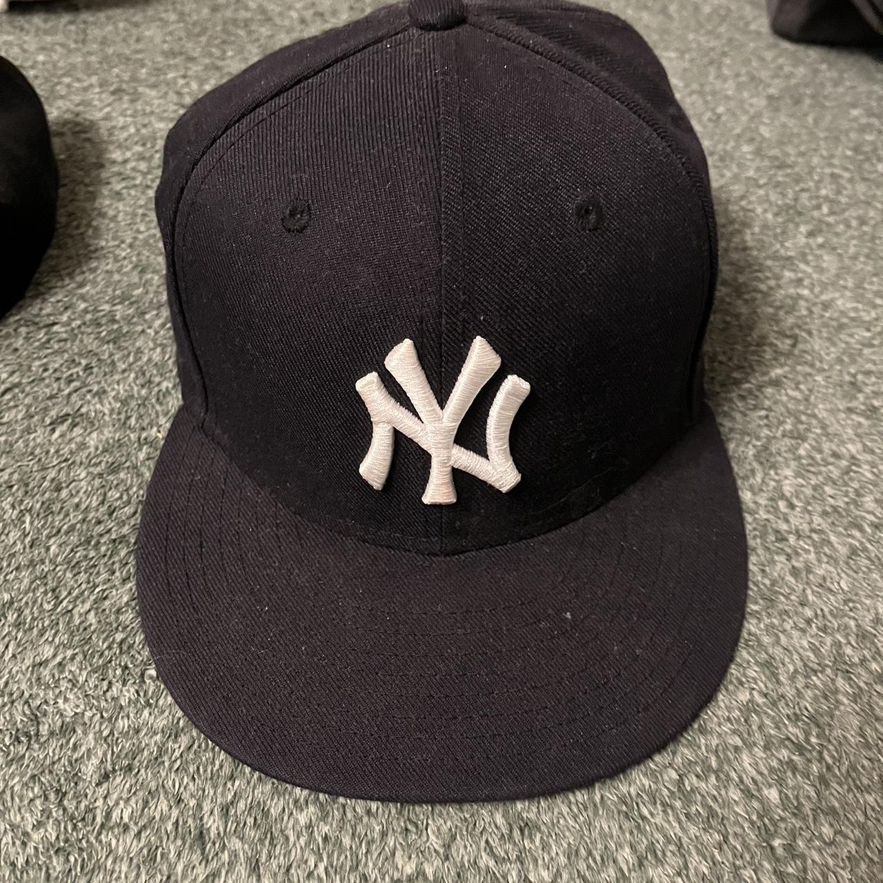 New Era Authentic NY Yankees fitted cap!! Size 7.... - Depop