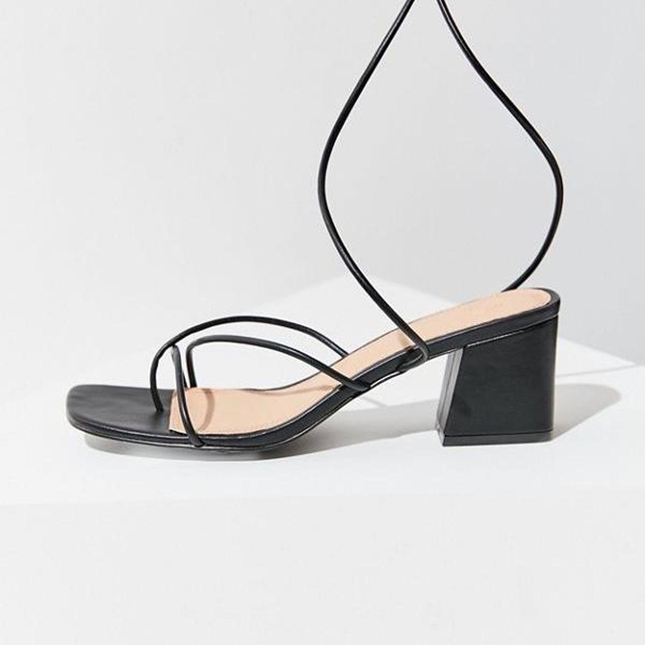 Urban Outfitters Alexa Strappy Sandals. Heel height Depop