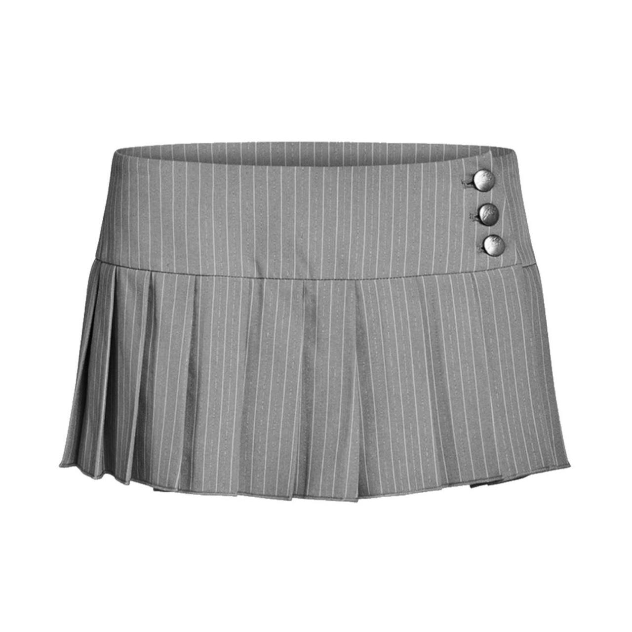 I.AM.GIA Remini Skort - Grey Pinstripe: • Size... - Depop