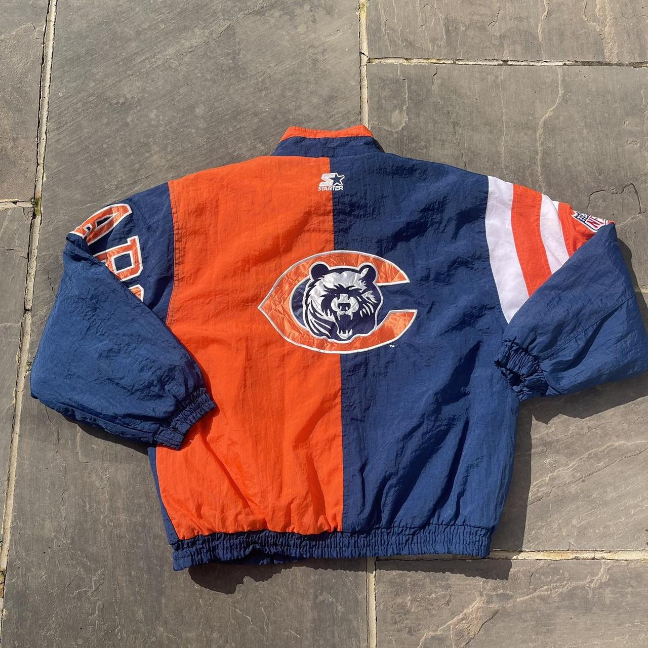 Vintage 90s Chicago Bears Starter NFL Hoodie - Depop