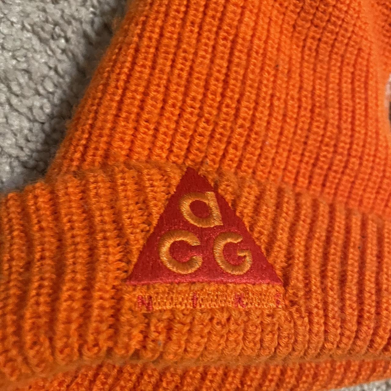 Nike ACG Men's Orange Hat | Depop