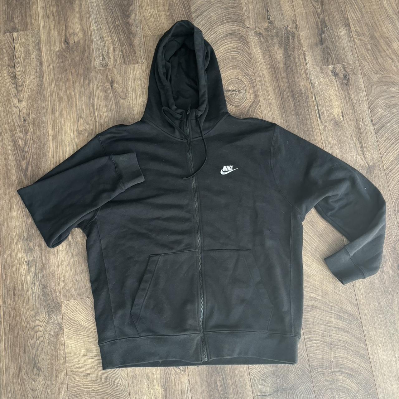 Black Nike zip up size XL. Great condition no flaws.... - Depop