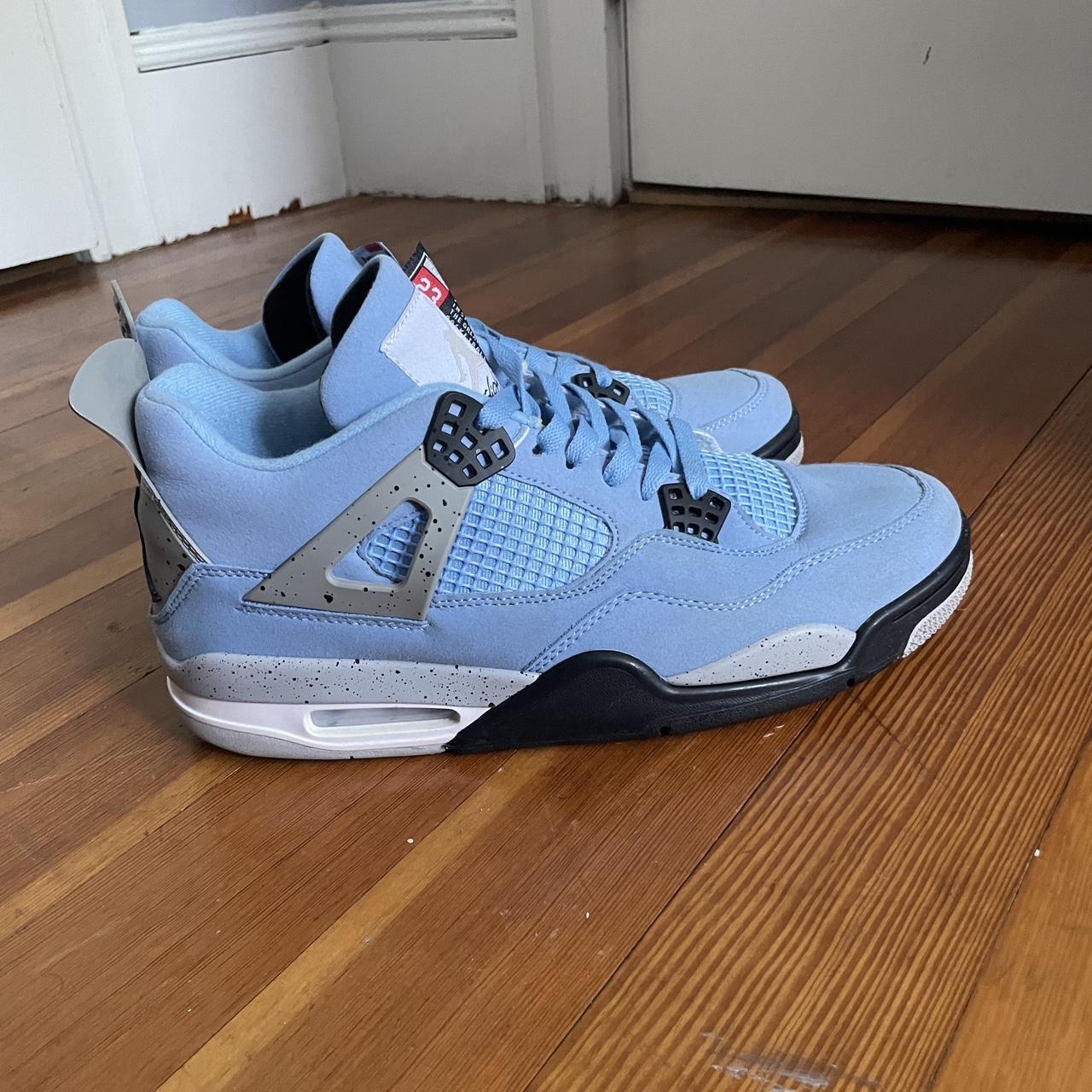 Jordan University Blue 4�??s Size: 12 Great condition - Depop