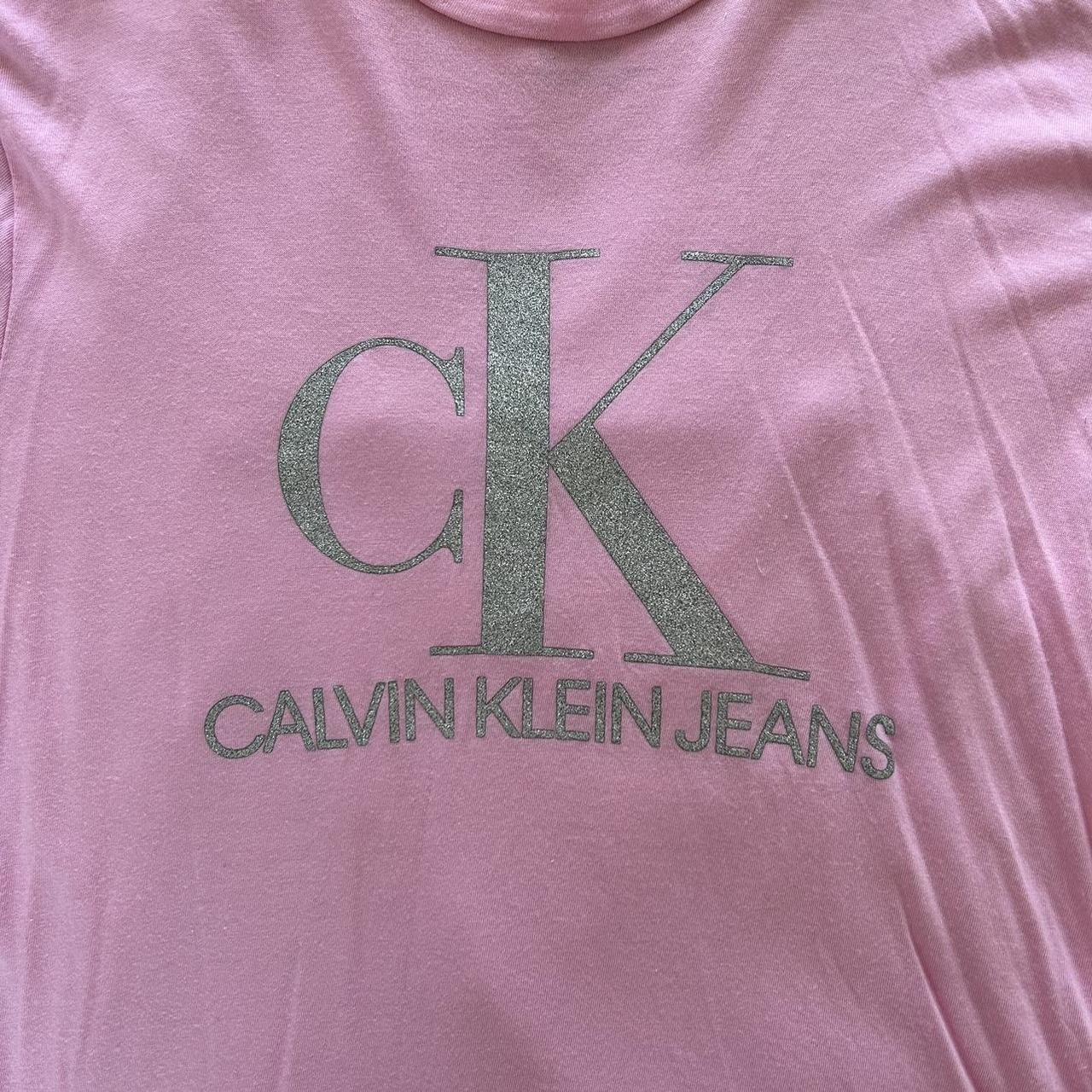 calvin klein tshirt pink