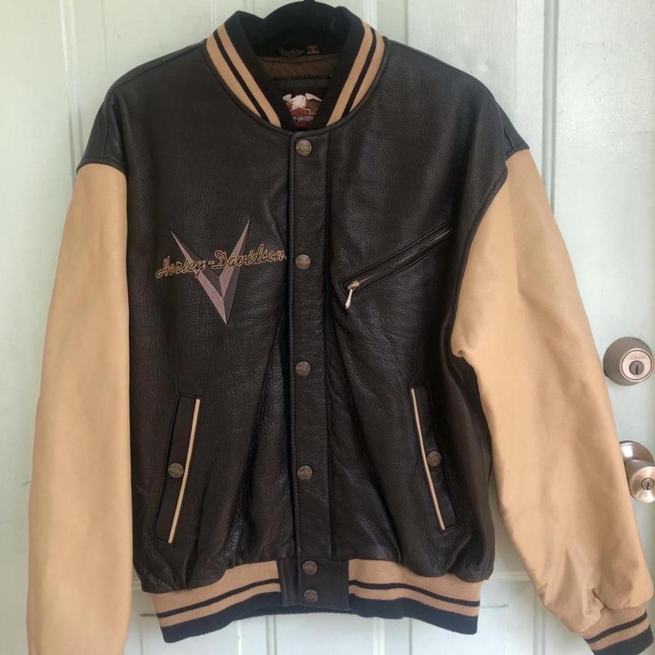 Harley davidson varsity on sale jacket