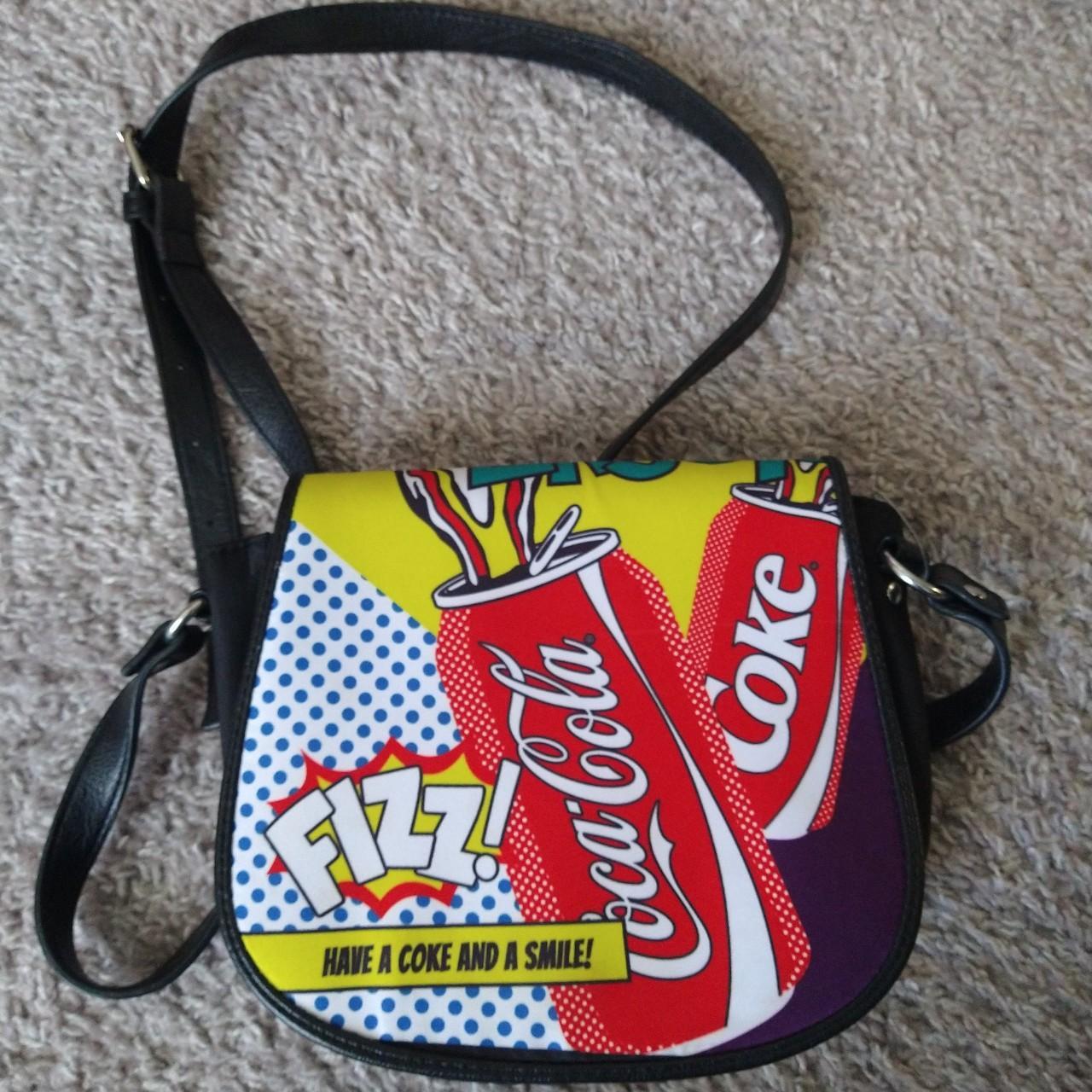 Coca-Cola Pop Art Purse Crossbody Bag Magnetic Clasp... - Depop