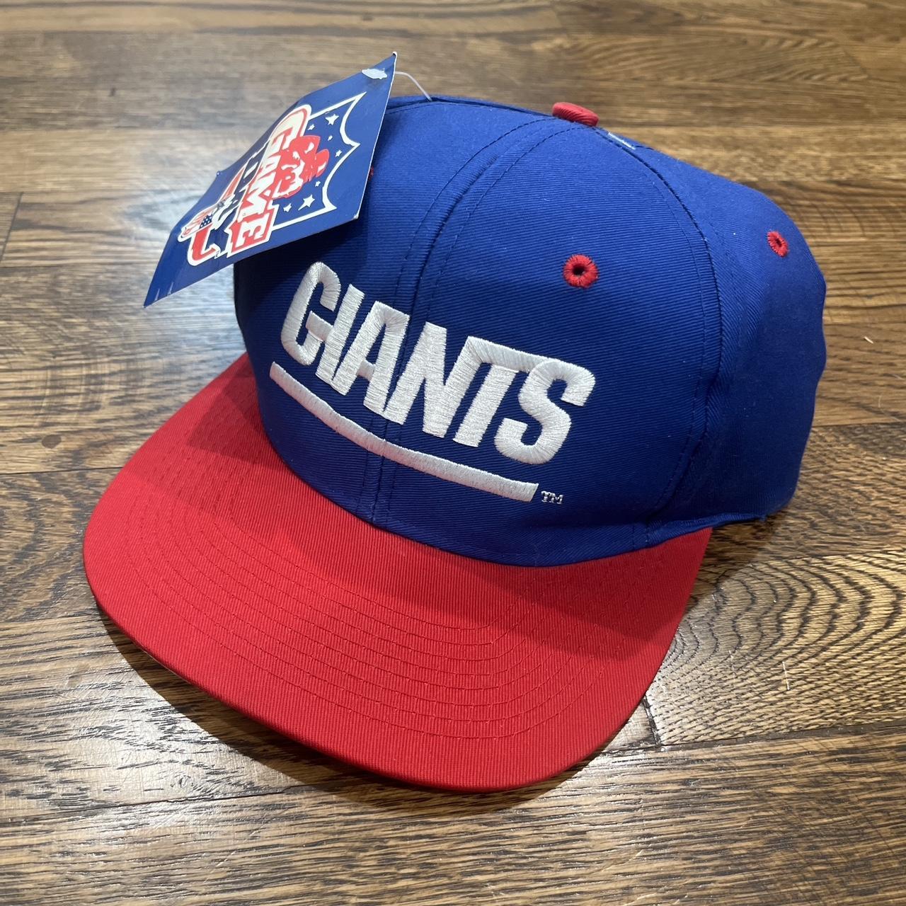 Vintage New York Giants Snapback Hat Logo Athletic - Depop