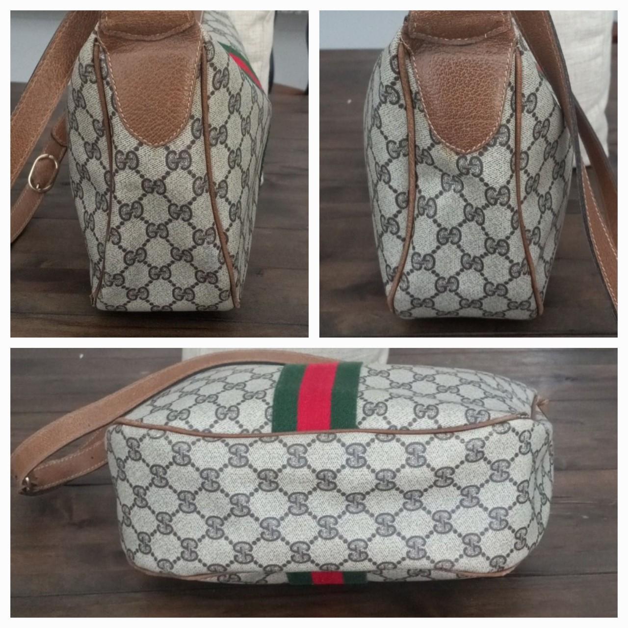 Authentic Gucci Monogram Shoulder Bag Size: - Depop