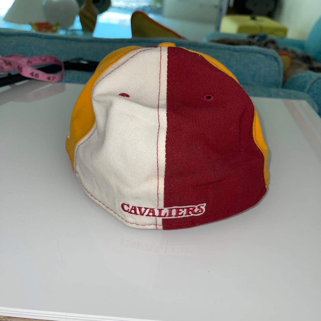 Retro Cleveland Cavaliers Mens Trucker Hat Gold - Depop