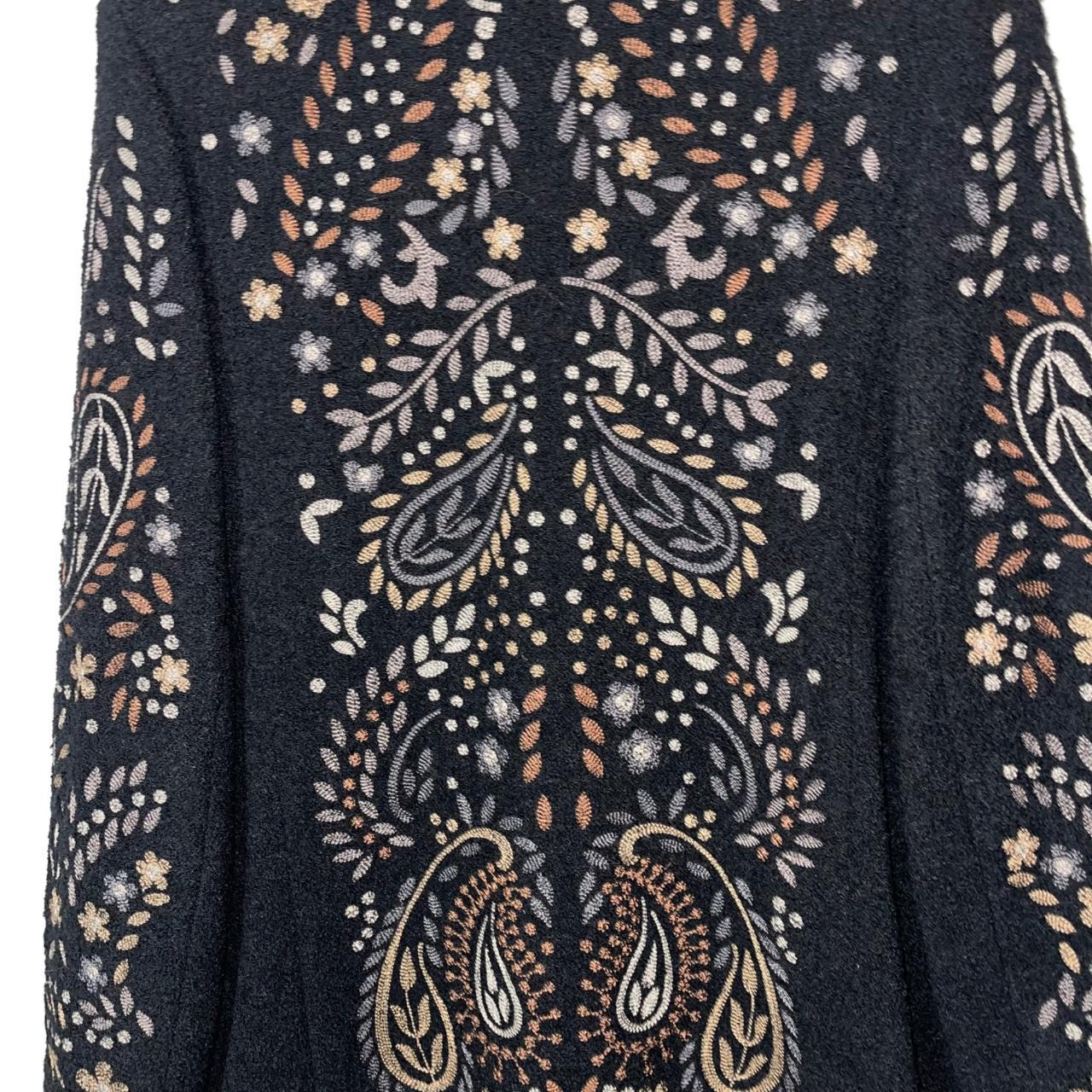 Vintage deals sweater coat embroidered Linea by Louis Dellolio