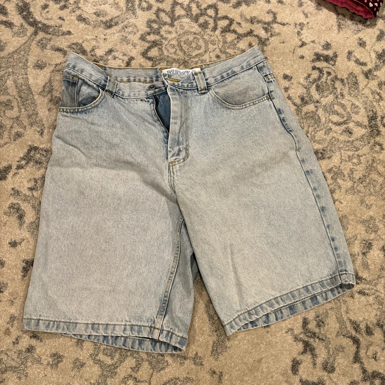 Polar big boy shorts. Light denim wash, size large.... Depop