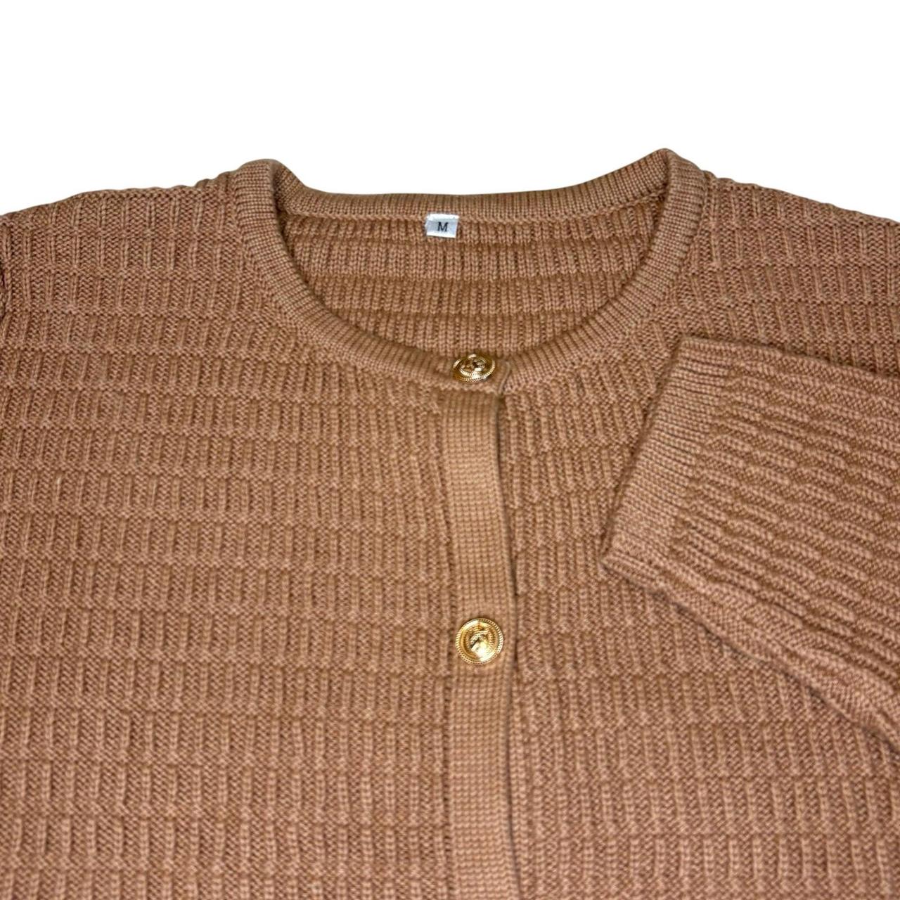 Source Unknown Women's Sweater - Tan - M – Classi… - image 3