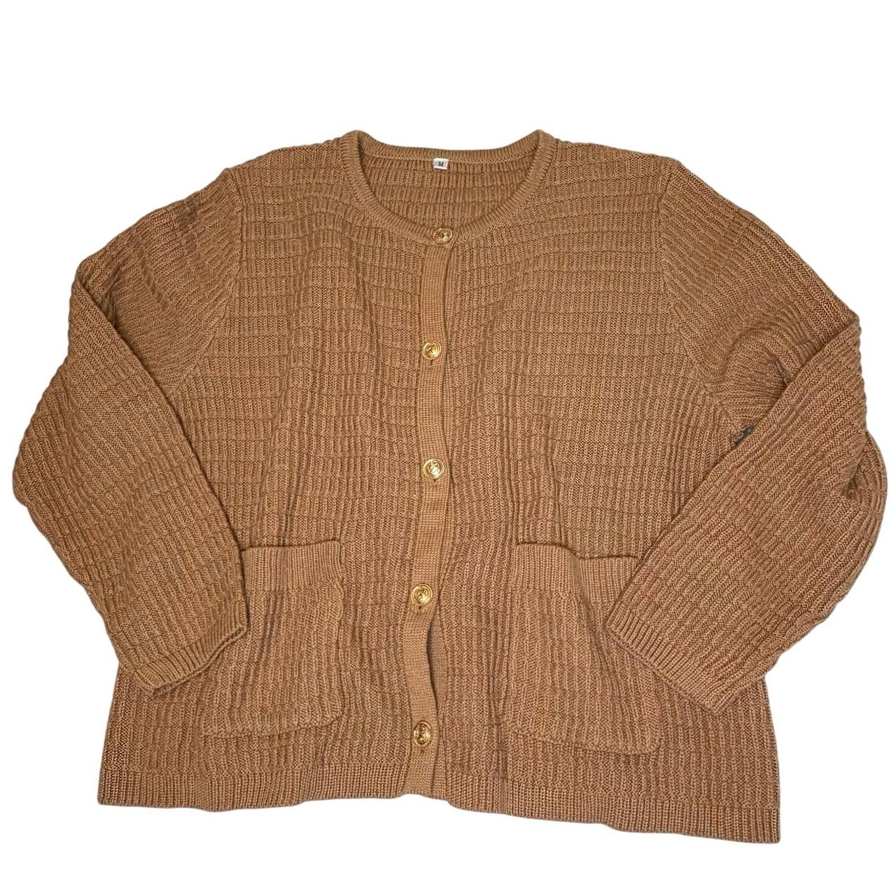 Source Unknown Women's Sweater - Tan - M – Classi… - image 2