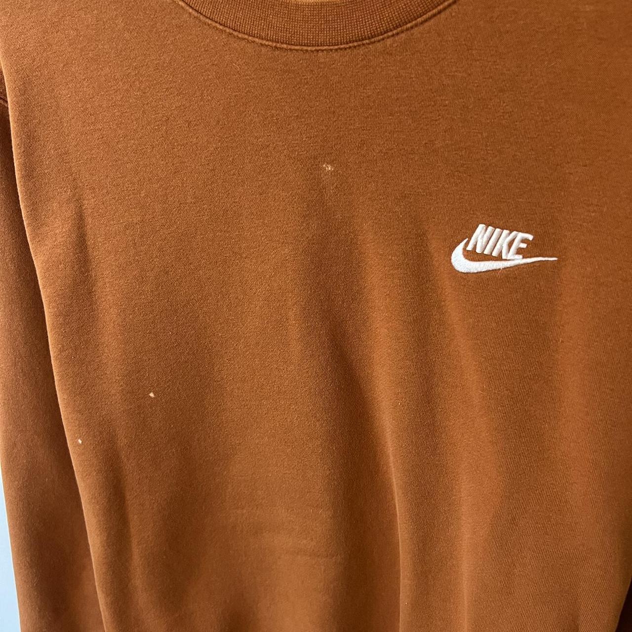 mens orange nike sweatshirt