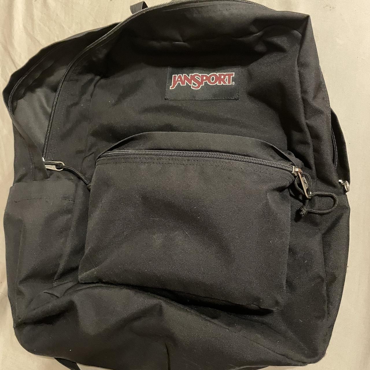 jansport superbreak plus backpack laptop pocket Depop