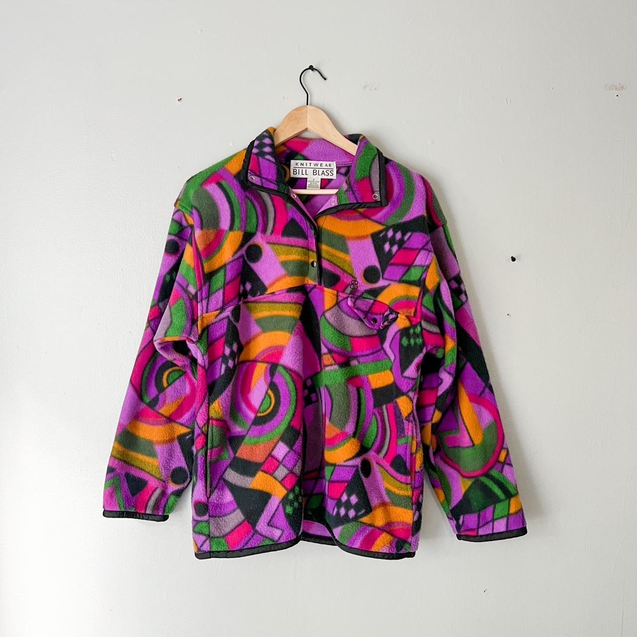 90s Bill Blass Abstract Bowling Alley