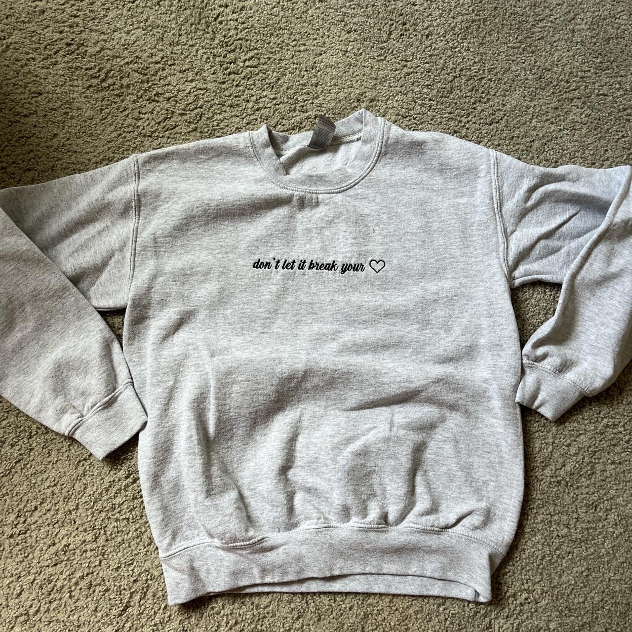 Women's Grey Sweatshirt Depop