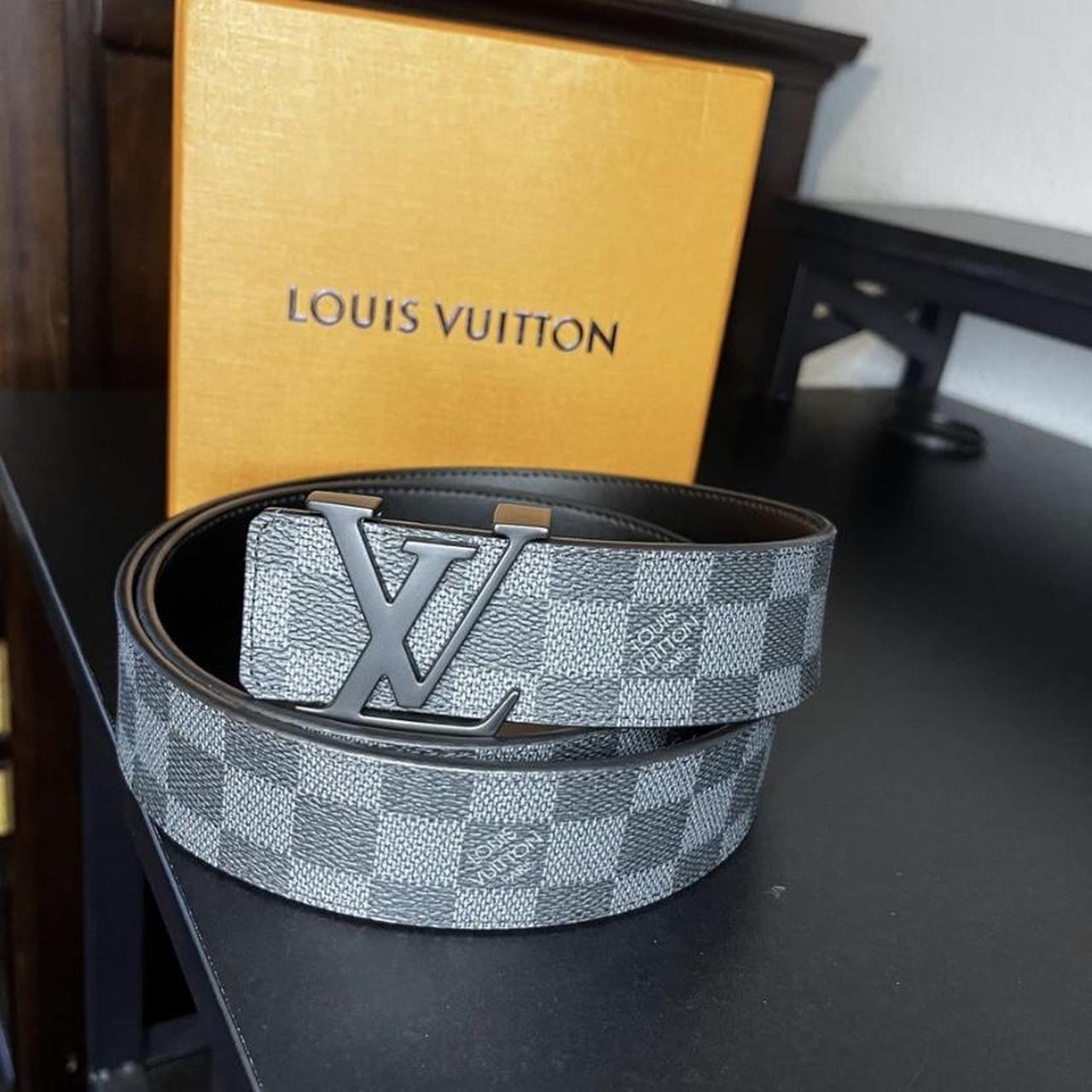 LV belt Black colourway Sizes: 100CM, 105CM, 110CM,... - Depop