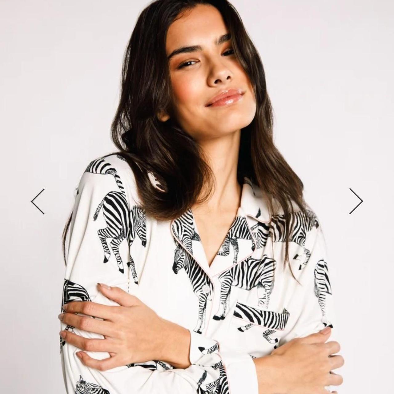  Chelsea peers womens zebra pyjamas size 10 ... Depop