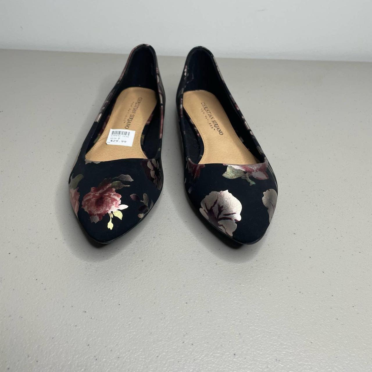 Christian Siriano for Payless Floral Flats - Depop