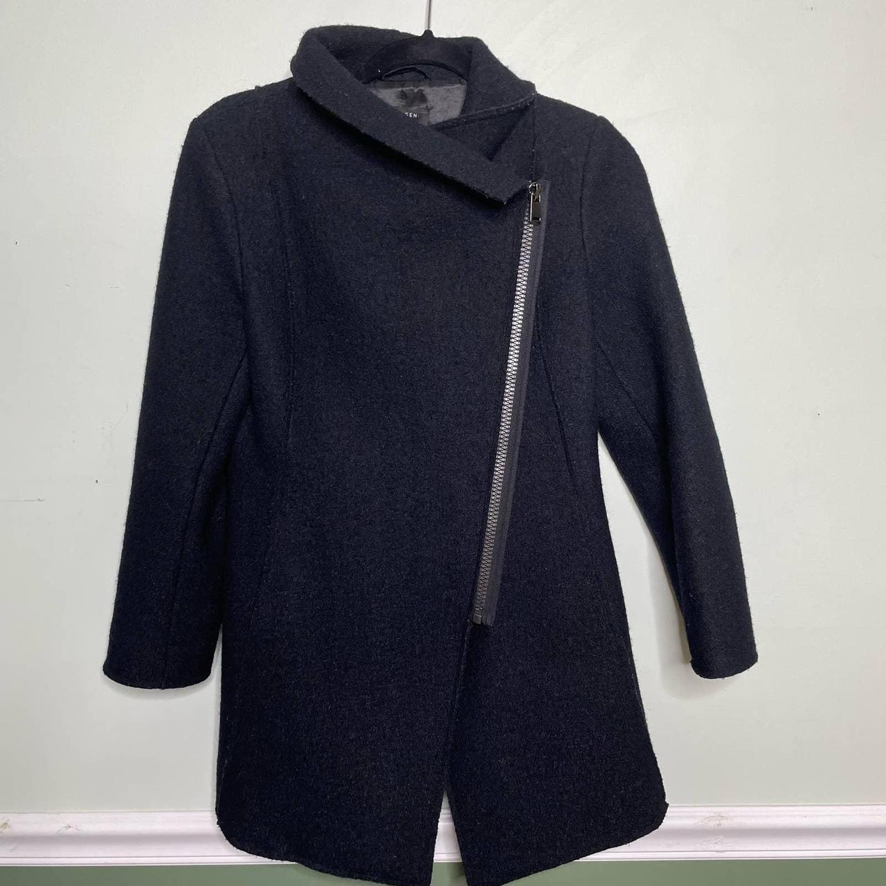 Halogen on sale asymmetrical coat