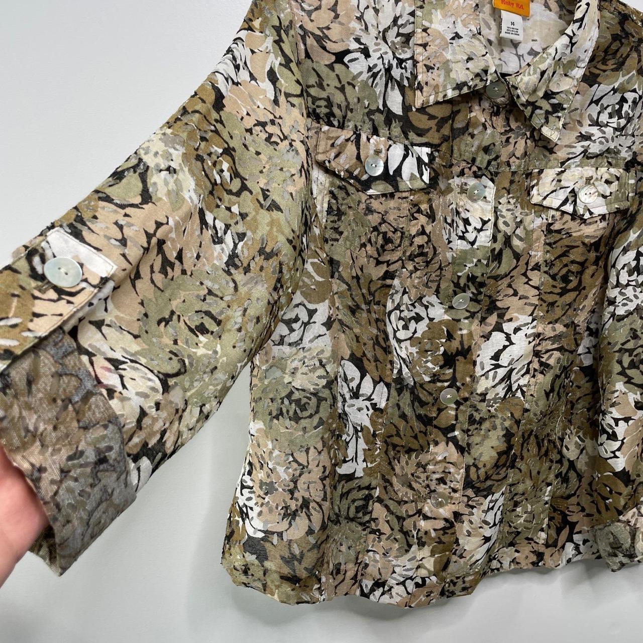 Ruby Rd. Women's Blouse - Multi/Brown - 14 – Ruby… - image 4