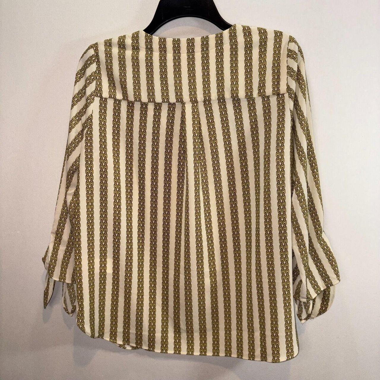 Michael Kors Women's Blouse - Cream/Gold - M – Al… - image 2