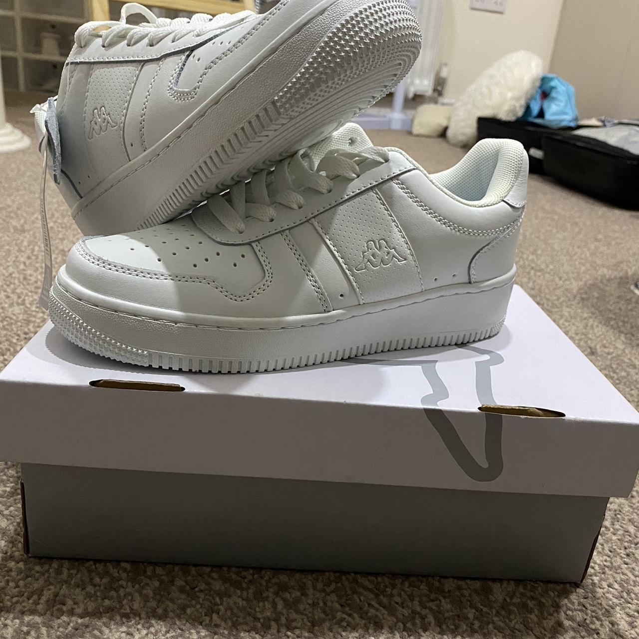 Kappa Shoes La Kappa Ladies Mens Kappa White La Morra Leather