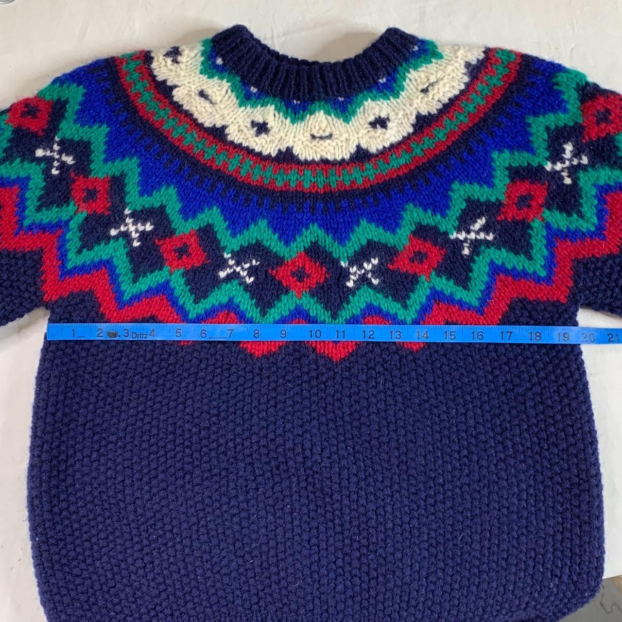 Woolrich Women's Sweater - Blue - L – Vintage Woo… - image 7