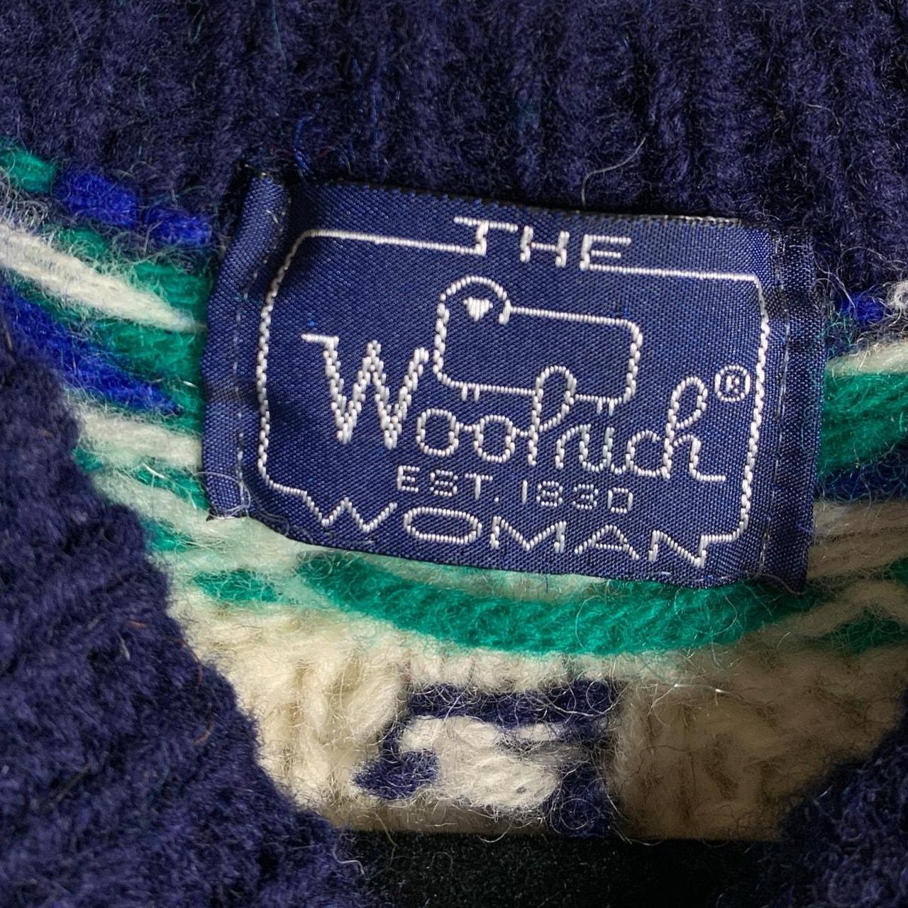 Woolrich Women's Sweater - Blue - L – Vintage Woo… - image 6