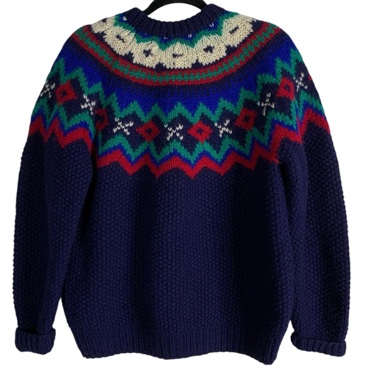Woolrich Women's Sweater - Blue - L – Vintage Woo… - image 4
