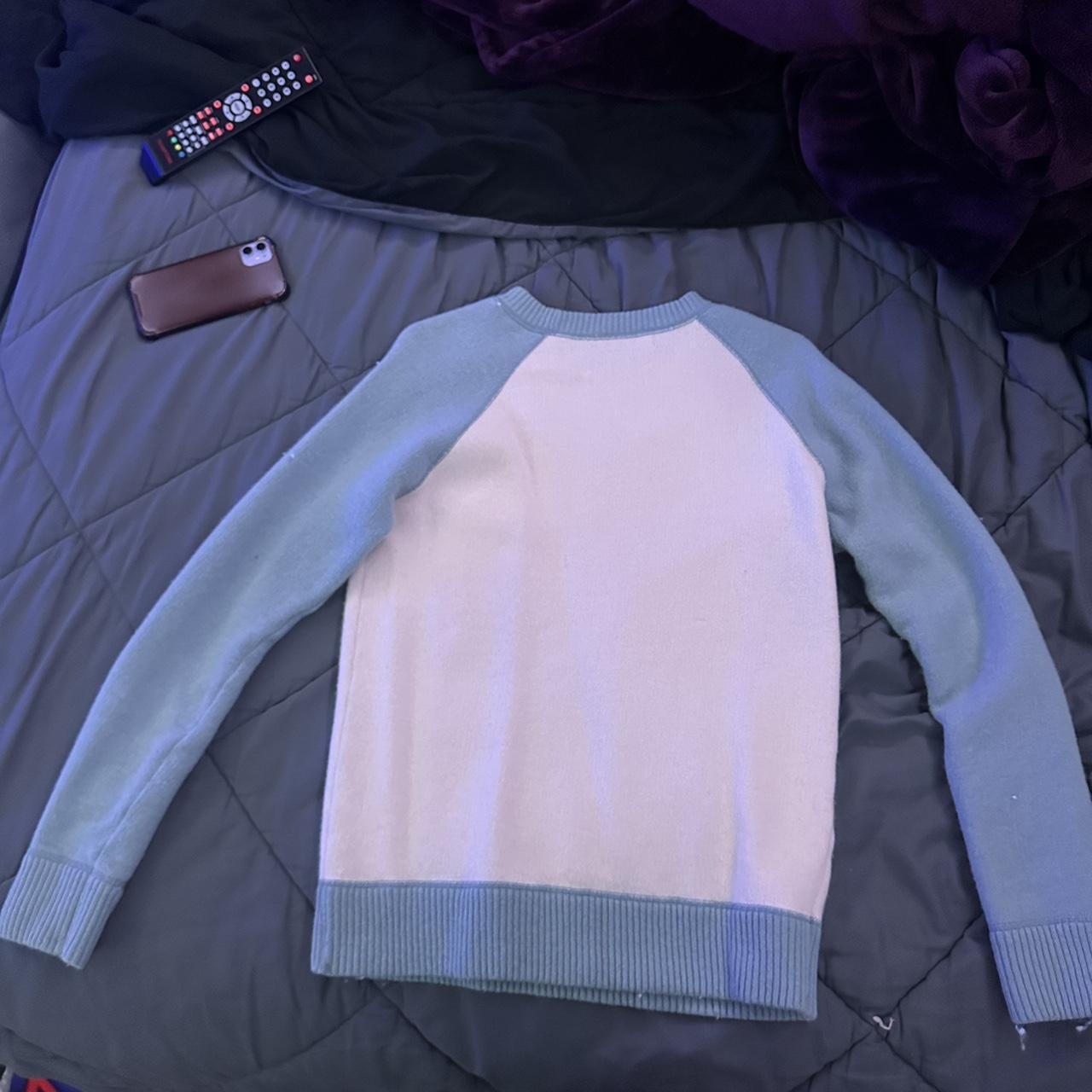 Hysteric Glamour Men's White and Blue Jumper (4)