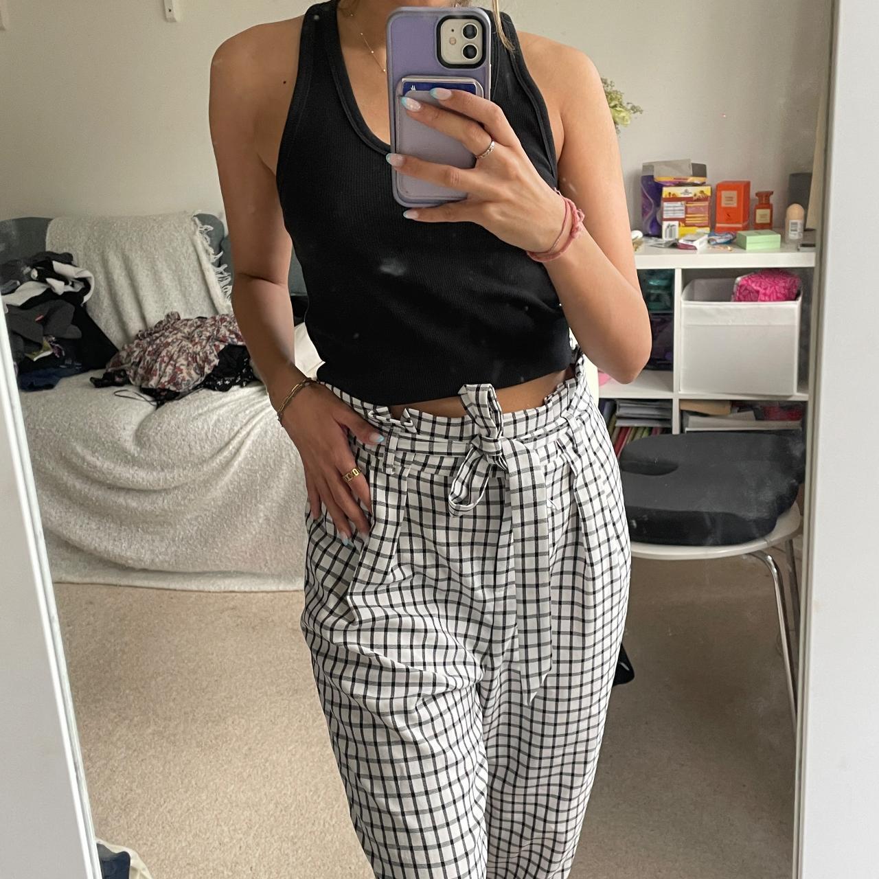 Primark plaid hot sale pants