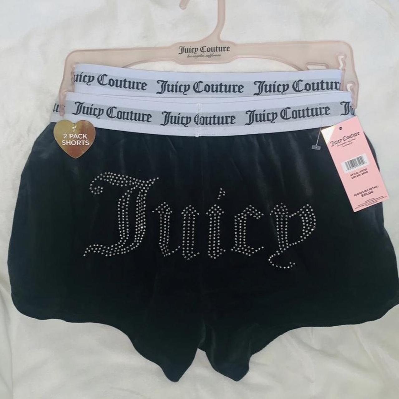 Juicy Couture Velour Shorts Loungewear Sleepwear - Depop