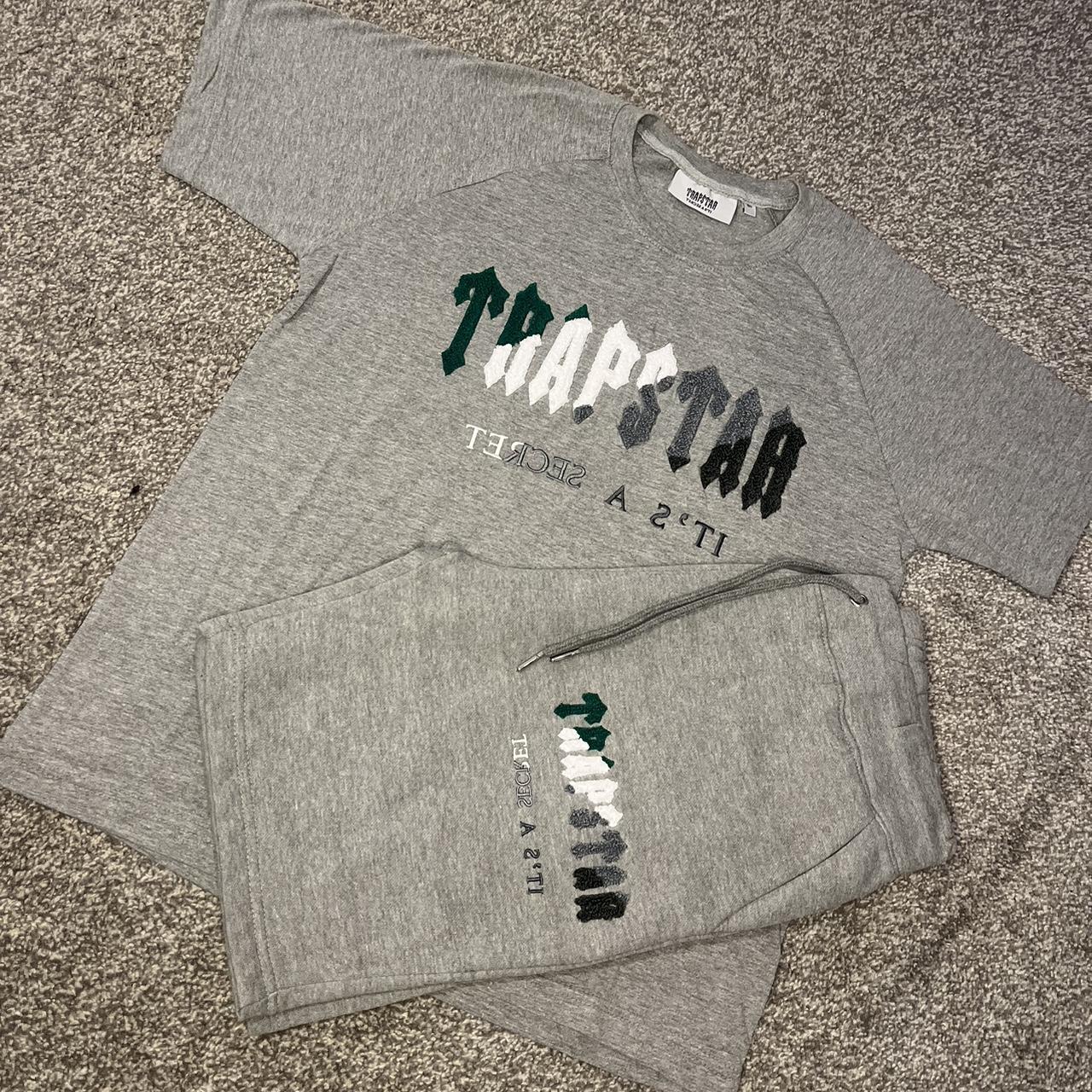 Trapstar Men's Grey Tshirt Depop