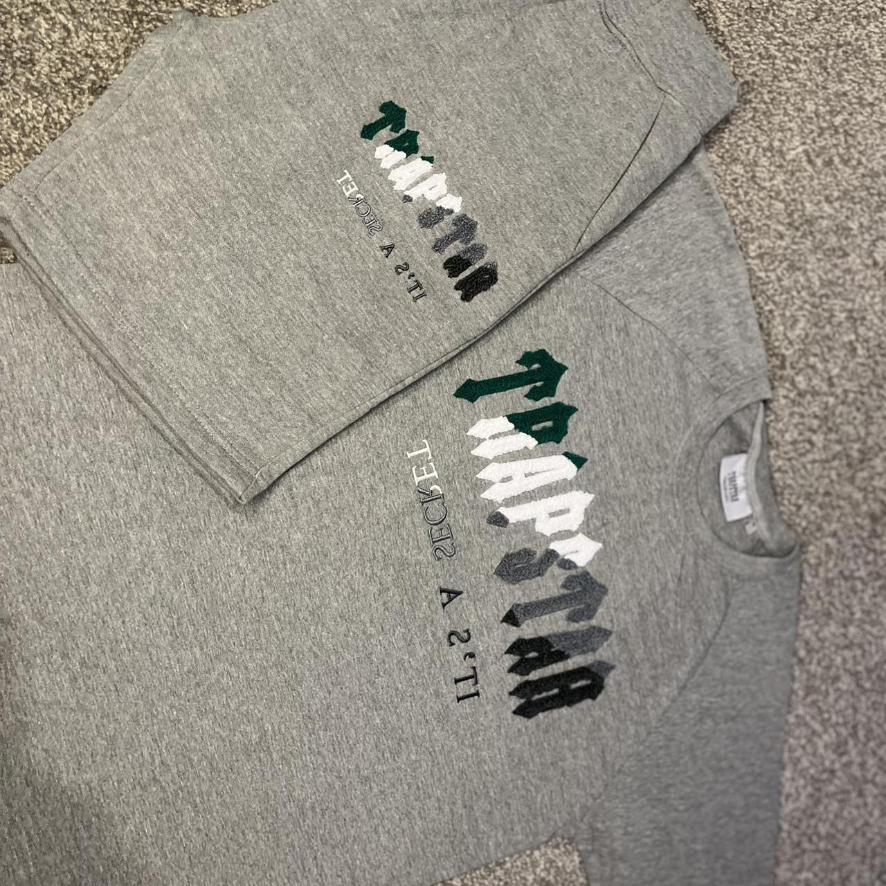 Trapstar Men's Grey Tshirt Depop