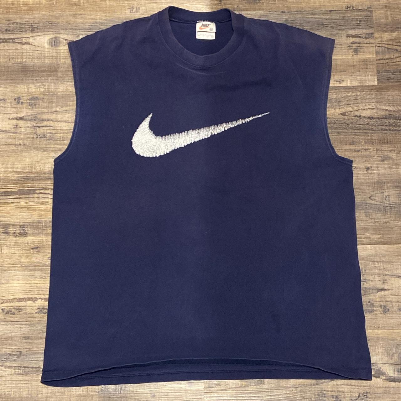 navy blue nike tank top