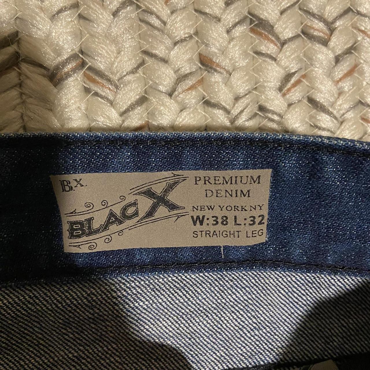 Y2K Baggy BlacX Jeans Tagged 38x32 Fits 36x32 Super... - Depop