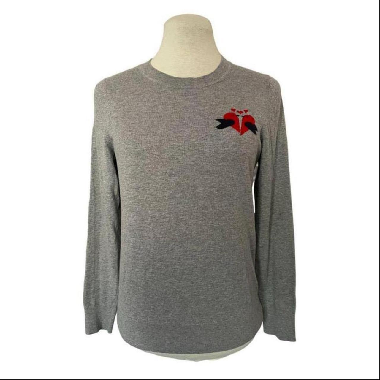 Banana Republic Heart Love Birds Sweater Cute soft