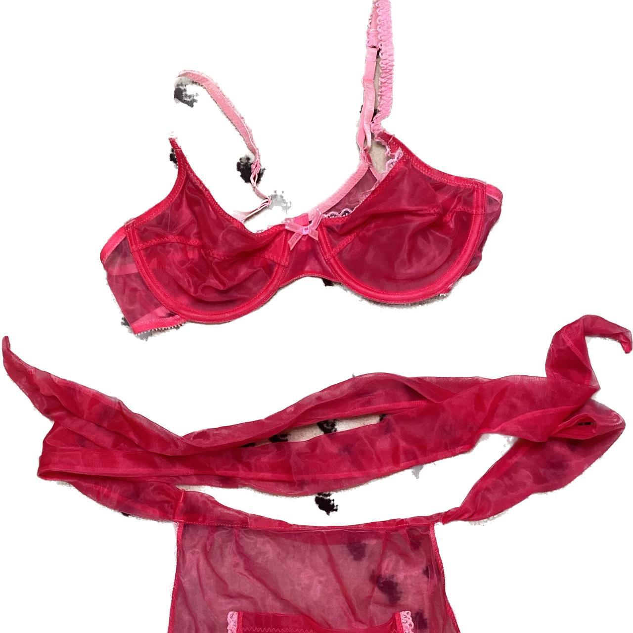 PINK Victoria Secret Tie-Dye Push Up Bra 32A Brand - Depop