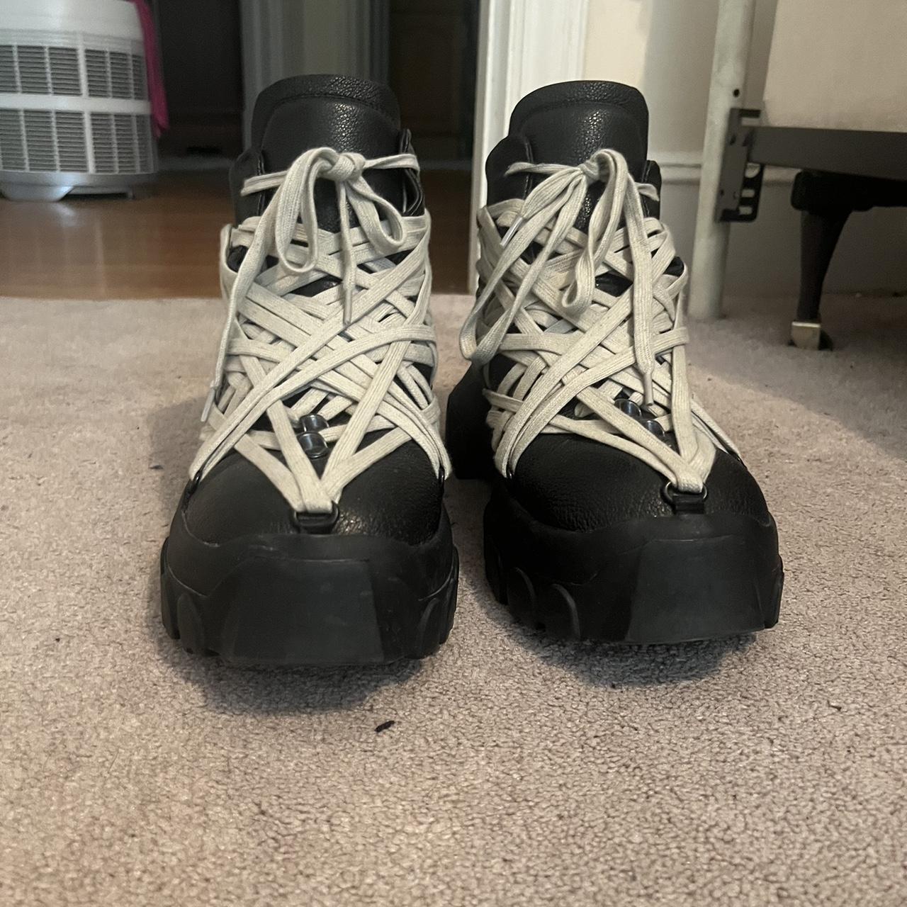 Rick Owens Megalace Tecuatl Tractor Boots | Depop Rick Owens Megalace Tecuatl Tractor Boots | Depop