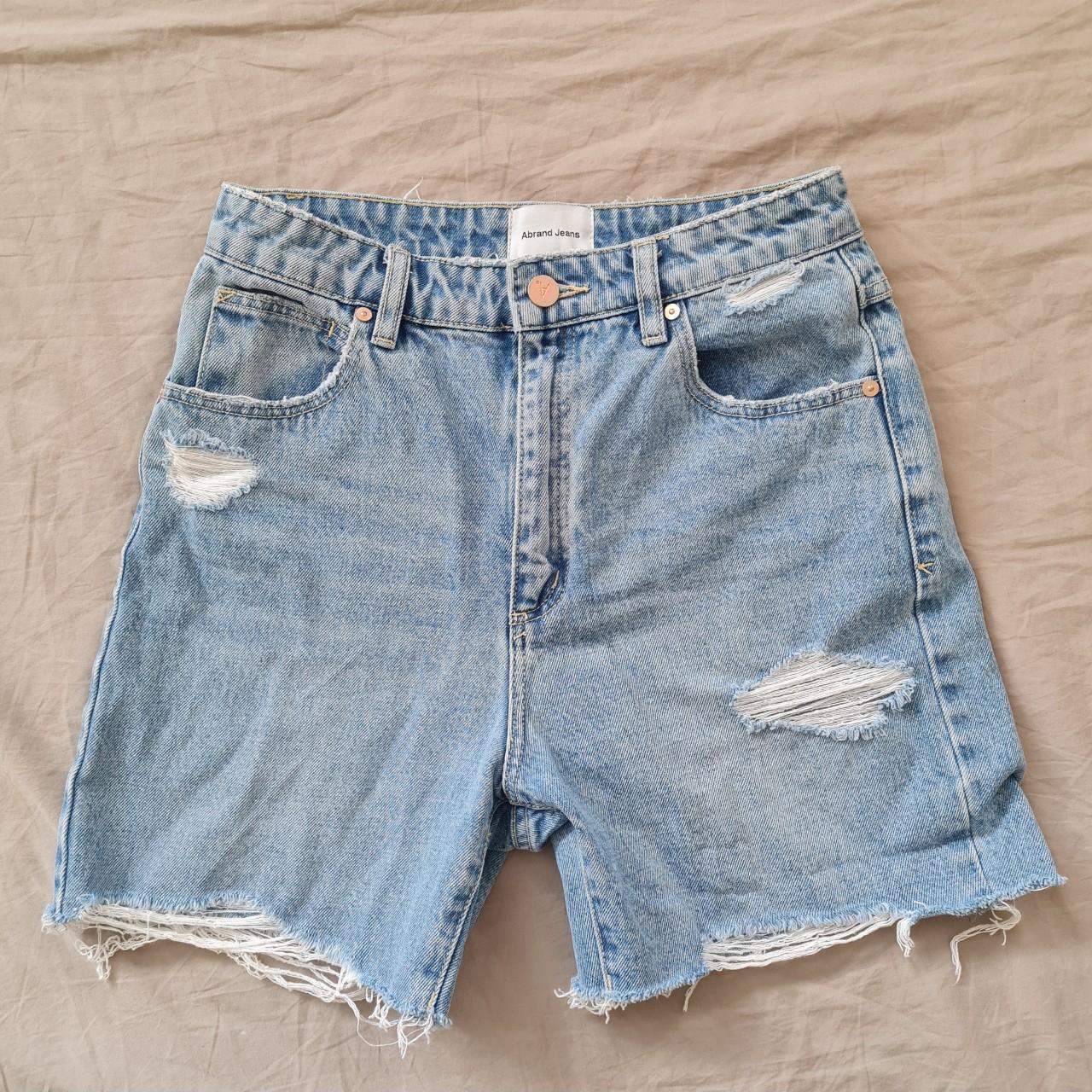 Abrand Claudia Cut Off Denim Shorts. Size 27. Never... - Depop