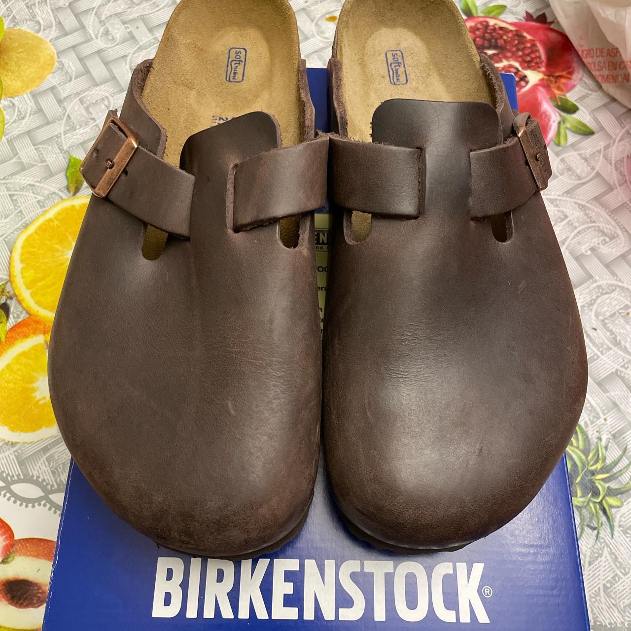 Birkenstock Men's Brown Clogs | Depop