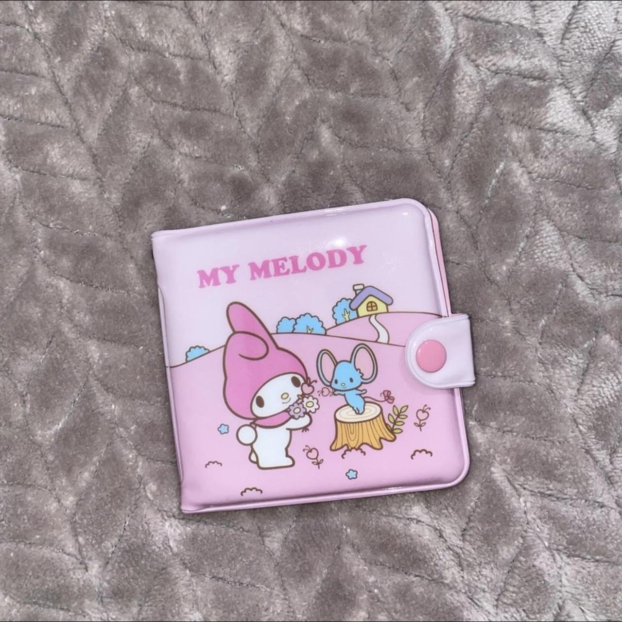 My Melody Vinyl Pink Wallet 2021 Used a couple... - Depop