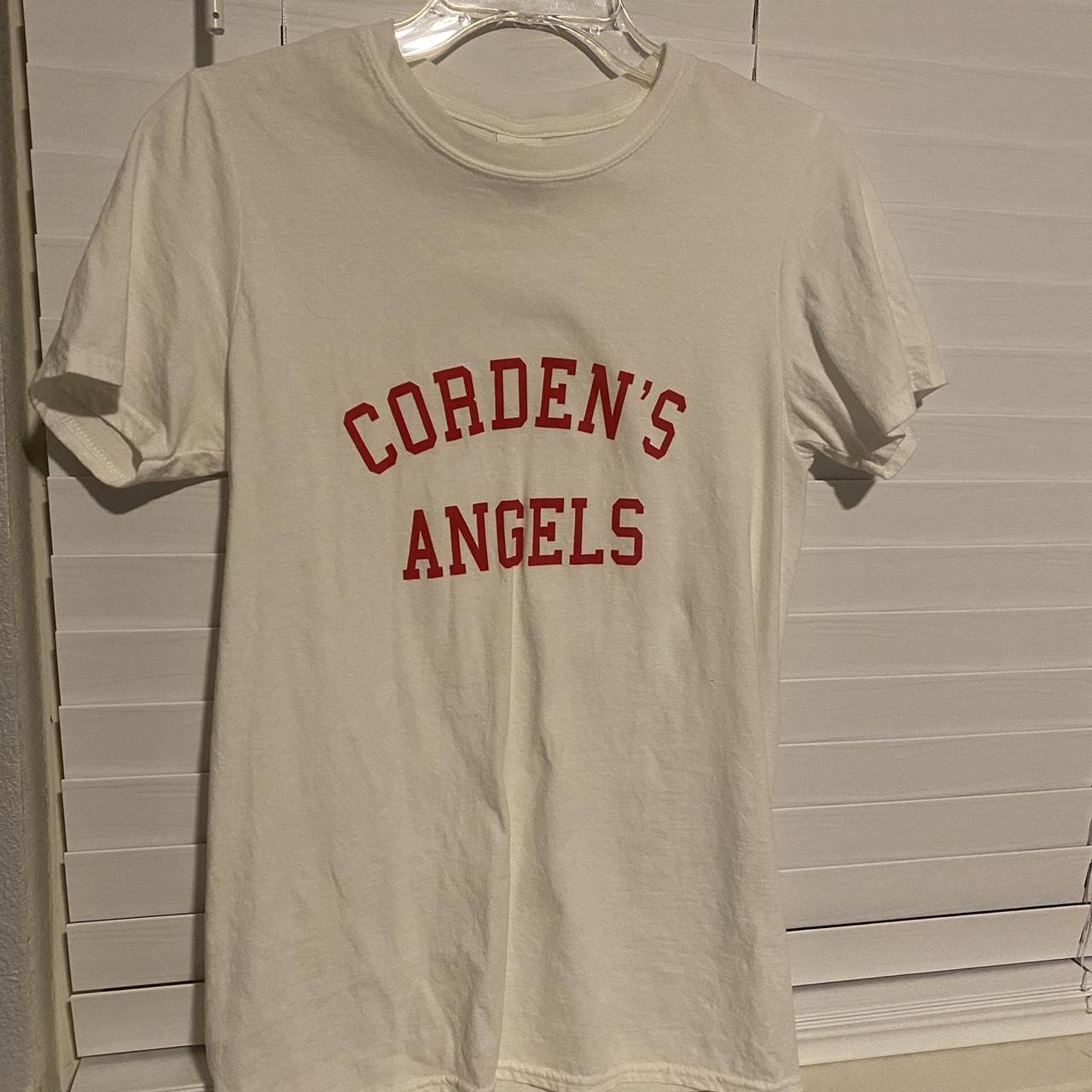 Corden's clearance angels shirt